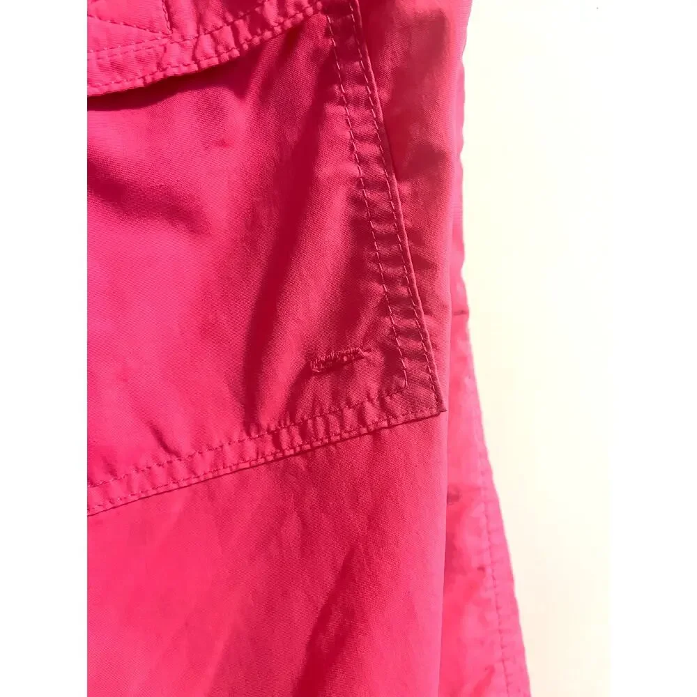 Polo by Ralph Lauren 90's Vintage Classic Nylon Relaxed Swim Trunks Hot Pink XL